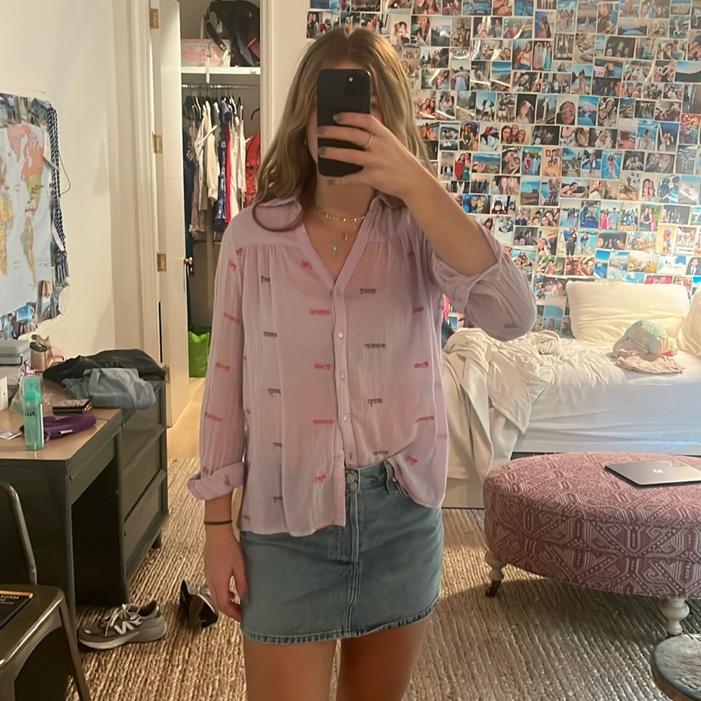 Madison hotel button up long sleeve, XS